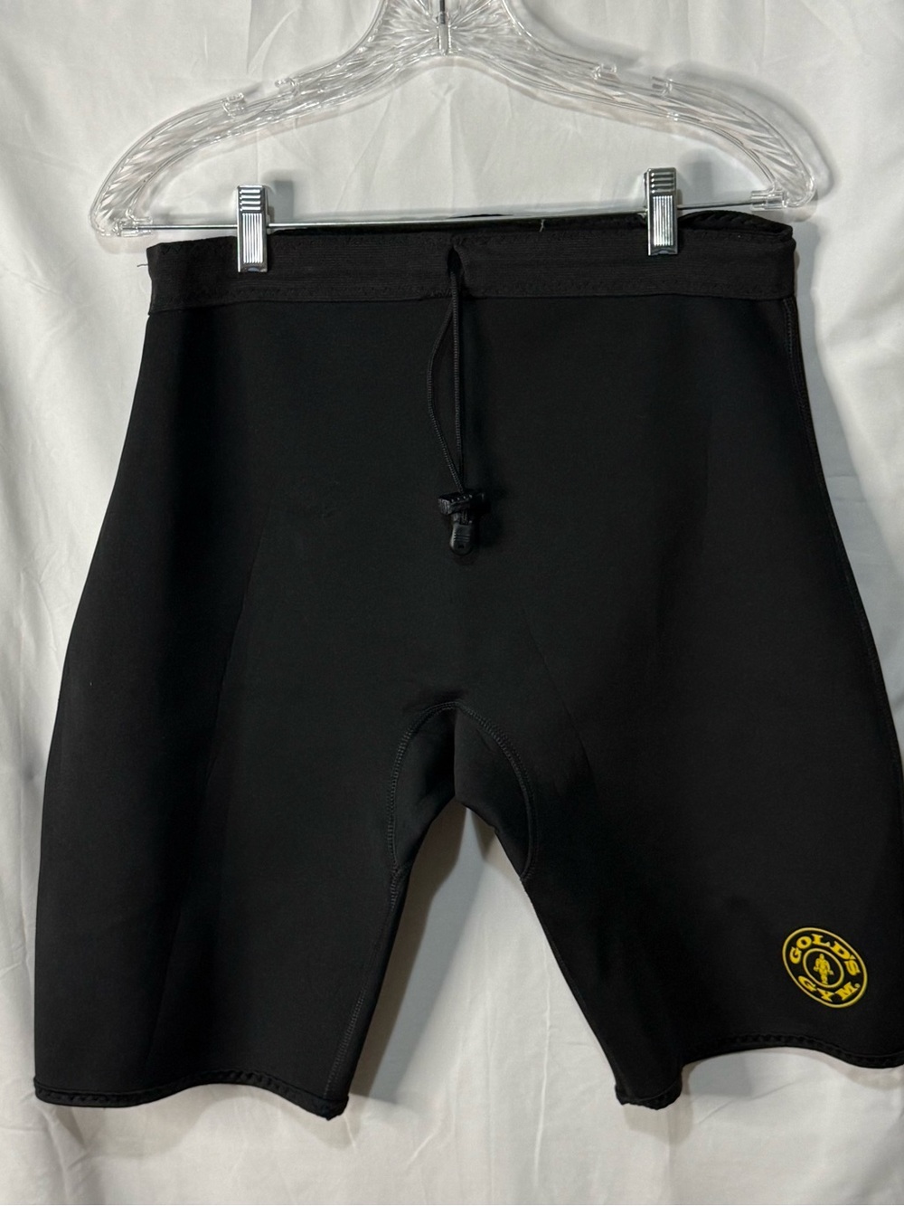 Gold's Gym Black Neoprene Workout Shorts